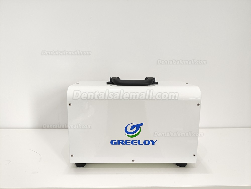 Greeloy Mobile Dental Cart Unit GU-P302 with Air Compressor GA-P300+ Curing Light+ Scaler Handpiece
